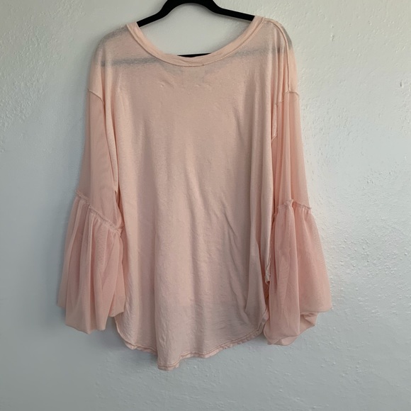 Free People Medium Pink Still Got It Mesh Top - Picture 6 of 8